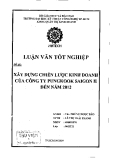 Luận văn:Xây dựng chiến lược kinh doanh của công ty Pungkook SàiGon II đến năm 2012