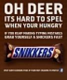 Snickers thắng đậm nhờ chiến dịch SEO