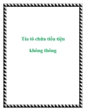 Tía tô chữa tiểu tiện không thông