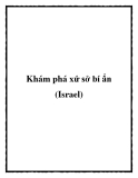 Khám phá xứ sở bí ẩn (Israel)