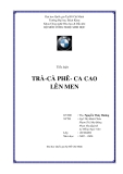 Tiểu luận:Trà- cà phê- cacao lên men