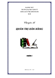 Tiểu luận:Quản trị bán hàng