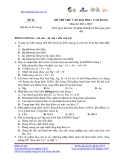 TRƯỜNG THPT CHUYÊN HÀ TĨNH ĐỀ THI THỬ ĐẠI HỌC CAO ĐẲNG Lớp : 12 Môn thi : Hoá Học ĐỀ SỐ 16