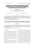 BÁO CÁO " ẢNH HƯỞNG CỦA LIỀU LƯỢNG PHÂN BÓN ĐẾN SINH TRƯỞNG VÀ NĂNG SUẤT CỦ MẠCH MÔN (Ophiopogon Japonicus Wall) TRỒNG XEN TRONG VƯỜN BƯỞI, TRÊN ĐẤT XÁM FERALIT TẠI HUYỆN HẠ HÒA, TỈNH PHÚ THỌ "