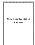 Giảm Rụng Quả Sinh Lý Cho Bưởi