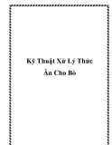 Kỹ Thuật Xử Lý Thức Ăn Cho Bò.I- Kỹ Thuật Ủ Rơm Với Urê. Lợi dụng đặc điểm bộ máy tiêu hóa của trâu, bò có thể chuyến hóa đạm vô cơ của urê thành nguồn đạm cho cơ thể, bà con nông dân nên áp dụng phương pháp ủ rơm với urê rất đơn giản: - Nguyên liệu gồm