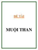 ĐỀ TÀI " MUỘI THAN "