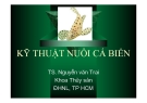 CÁC KỸ THUẬT NUÔI CÁ BIỂN