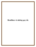 Headlines và những quy tắc