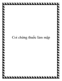 Coi chừng thuốc làm mập