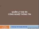 QUẢN LÝ DỰ ÁN Công nghệ thông tin