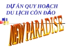 DỰ ÁN QUY HOẠCH  DU LỊCH CÔN ĐẢO