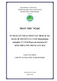 SỬ DỤNG KỸ THUẬT RFLP XÁC ĐỊNH SỰ ĐA DẠNG DI TRUYỀN CỦA NẤM Metarrhizium anisopliae VÀ NẤM Beauveria bassiana KÝ SINH TRÊN CÔN TRÙNG GÂY HẠI