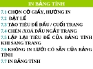 Bài giảng Excel căn bản - Chương 7 In bảng tính