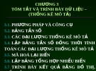 Chương 3. Tóm tắt và trình bày dữ liệu –  (thống kê mô tả)