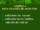 Chương 4. Phân tích các dữ liệu định tính