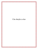 Câu chuyện ca dao.Nói về ca dao là nói về thơ lục bát