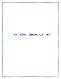 NHI ĐỒNG TRONG CA DAO