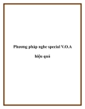 Phương pháp nghe special V.O.A hiệu quả