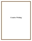 Creative Writing