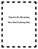 Nguyên tắc đặt gương theo thuyết phong thủy