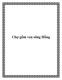 Chợ gốm ven sông Hồng