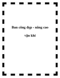 Ban công đẹp và  nâng cao vận khí