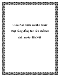 Chùa Non Nước và pho tượng Phật bằng đồng đúc liền khối lớn nhất nước - Hà Nội