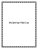 Du lịch bụi đến Thái Lan