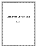 Lênh Đênh Chợ Nổi Thái Lan