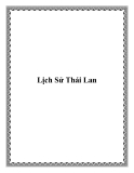 Tài liệu du lịch - Lịch Sử Thái Lan