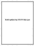 Kinh nghiệm học IELTS hiệu quả