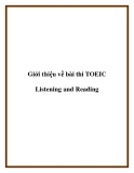 Giới thiệu về bài thi TOEIC Listening and Reading