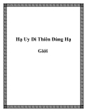 Hạ Uy Di Thiên Đàng Hạ Giới