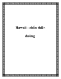 Du lịch Hawaii - chốn thiên đường