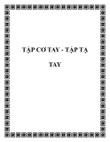 TẬP CƠ TAY - TẬP TẠ TAY 