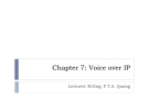 Chapter 7: Voice over IP