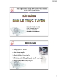 BÀI GIẢNG BÁN LẺ TRỰC TUYẾN