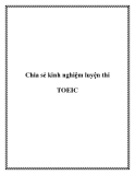 Chia sẻ kinh nghiệm luyện thi TOEIC