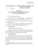 MẪU  THÔNG BÁO Kế hoạch kiểm tra thực hiện kiến nghị kiểm toán năm... của KTNN chuyên ngành (khu vực)