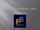 Chính sách động viên tại  F&B Vietnam