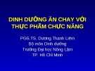 DINH DƯỠNG ĂN CHAY VỚI THỰC PHẨM CHỨC NĂNG