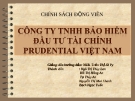 Chính sách động viên tại Prudential Vietnam