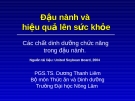 Đậu nành và hiệu quả lên sức khỏe  (TS. Dương Thanh Liêm)