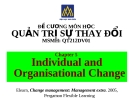 Đề cương quản trị sự thay đổi (ĐH Hoa Sen) - Chương 5