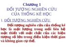 Bài giảng: Thống kê học