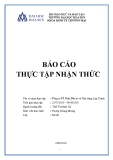 BÀI BÁO CÁO THỰC TẬP NHẬN THỨC