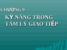 Kỹ năng tâm lý giao tiếp