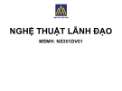 NGHỆ THUẬT LÃNH ĐẠO