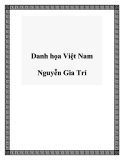 Danh họa Việt Nam Nguyễn Gia Trí